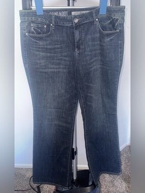 DKNY Dark Gray Boot-Cut Jeans